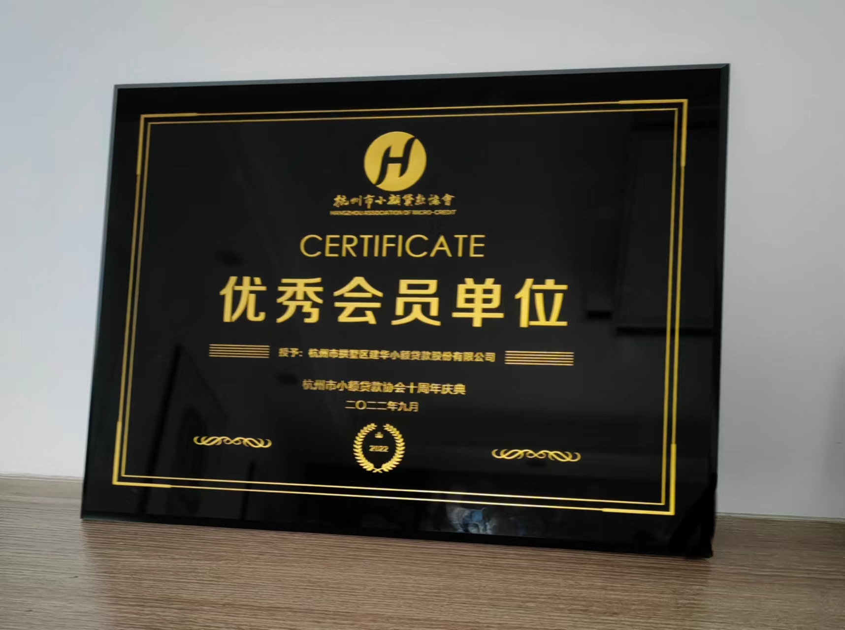       耀世娱乐小贷荣获杭州市小额贷款协会“优秀会员单位”称号